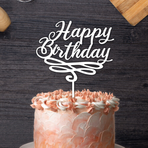 Dortový zápich Happy Birthday